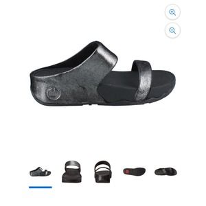 (W11) FitFlop Lulu Shimmersuade Slide